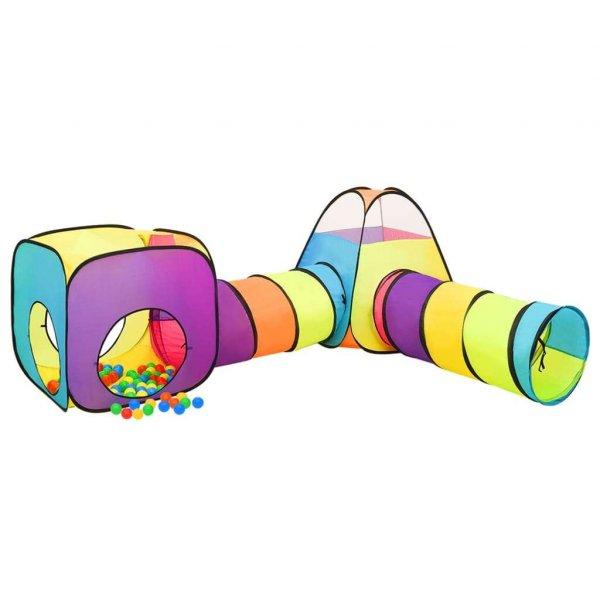 Többszínű gyerekjátszósátor 250 labdával 190x264x90 cm