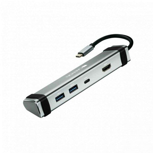 Canyon CNS-TDS03DG 4-in-1 USB Type-C Multiport Hub Space Grey CNS-TDS03DG
