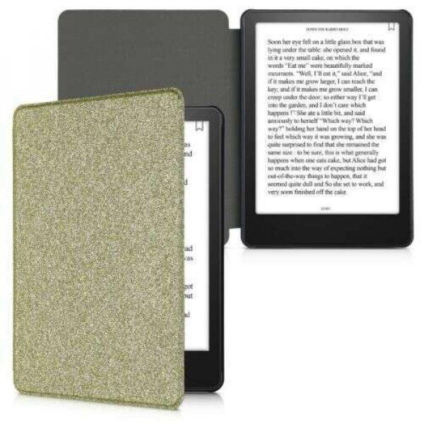 tok Kindle Paperwhite 11, Eco bőr, arany, kwmobile, 56256.17