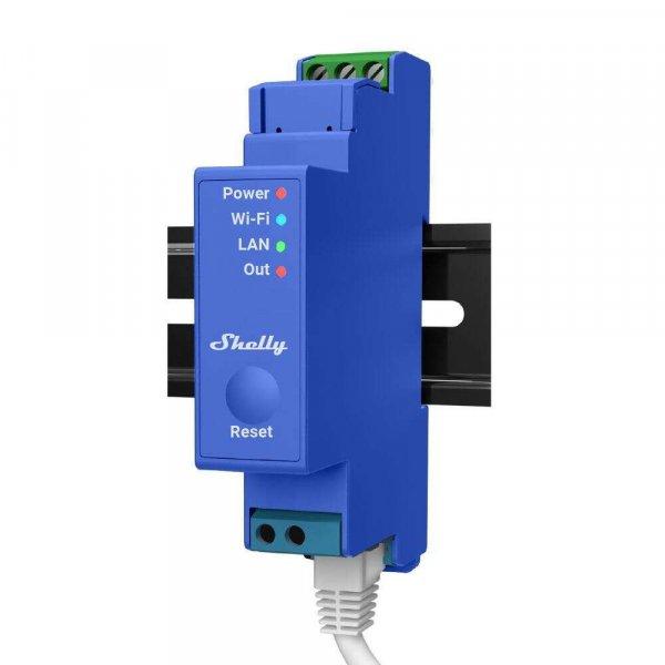 Shelly Pro 1 DIN-sínre szerelhető WiFi+LAN okosrelé (ALL-REL-PRO1)