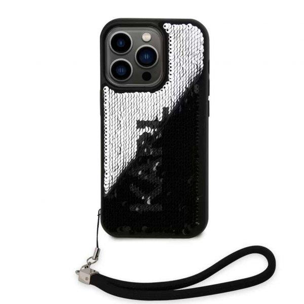 Karl Lagerfeld tok ezüst KLHCP13LPSQRKS Apple Iphone 13 Pro készülékhez