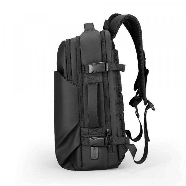 Mark Ryden hátizsák, kompatibilis a 15,6 inch laptoppal, USB és micro USB
porttal, teljesen vízálló, 3 hordási mód, uniszex, tágas, fekete,
tökéletes utazáshoz, munkához vagy iskolához