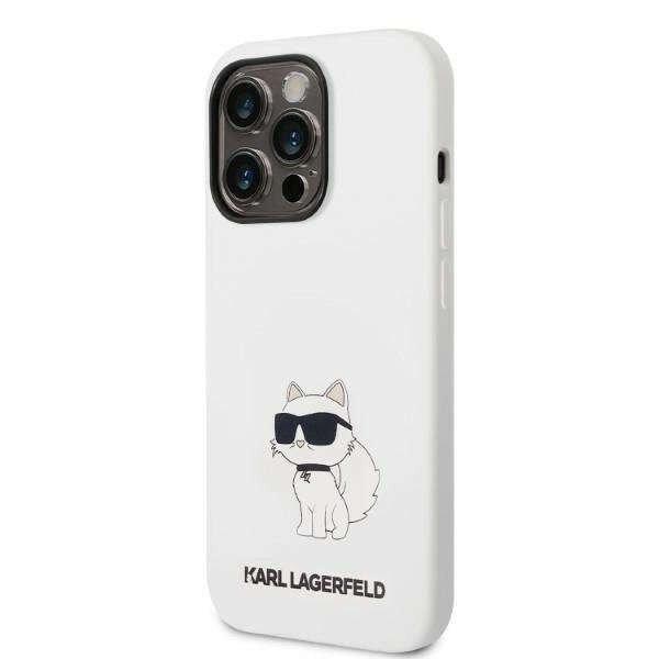 Apple iPhone 14 Pro Karl Lagerfeld Silicone Choupette MagSafe tok -
KLHMP14LSNCHBCH, Fehér