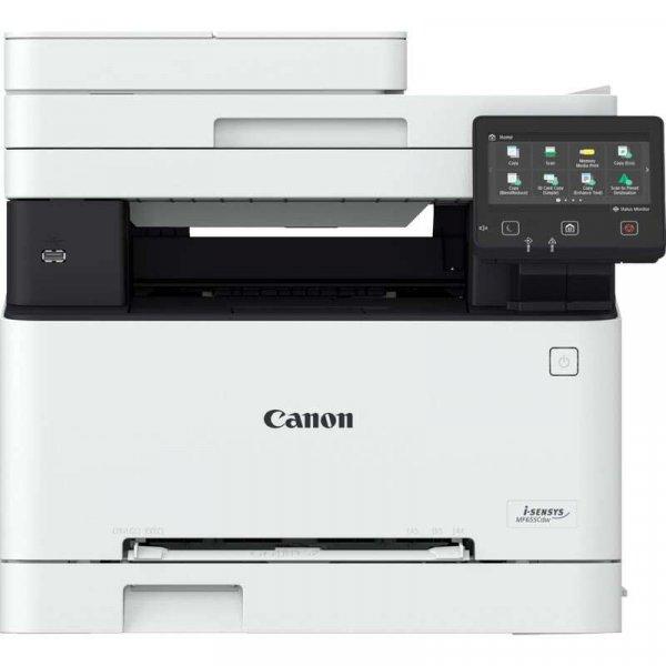 Canon 5158C004AA Lézernyomtató, MFP i-SENSYS MF655CDW, színes,  A4 21lap/perc
FF, duplex, DADF, 600x600 dpi, USB/LAN/Wifi,