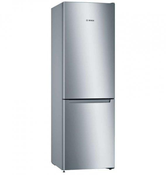 Bosch KGN36NLEA Serie 2 Kombinált hűtőszekrény, 302L, M:186cm, NoFrost, E
energiaosztály, inox
