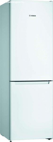 Bosch KGN36NWEA Serie 2 Kombinált hűtőszekrény, 302L, M:186cm, NoFrost, E
energiaosztály, Fehér