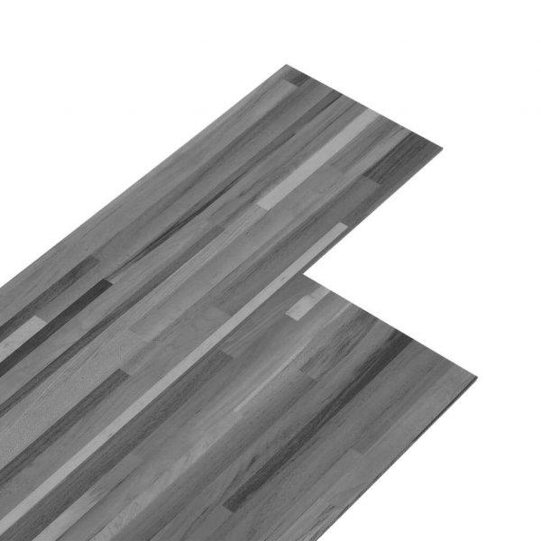Csíkos szürke öntapadó pvc padlóburkoló lapok 2,51 m² 2 mm