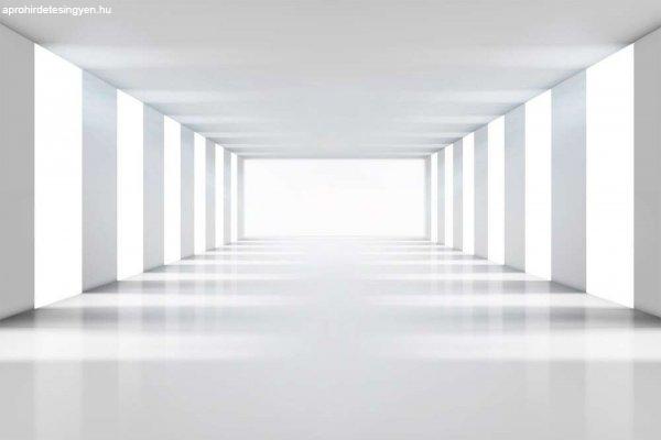 Fehér üres folyosó, poszter tapéta 375*250 cm