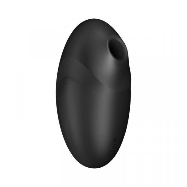 Satisfyer Vulva Lover 3 black akkus, léghullámos csiklóizgató vibrátor