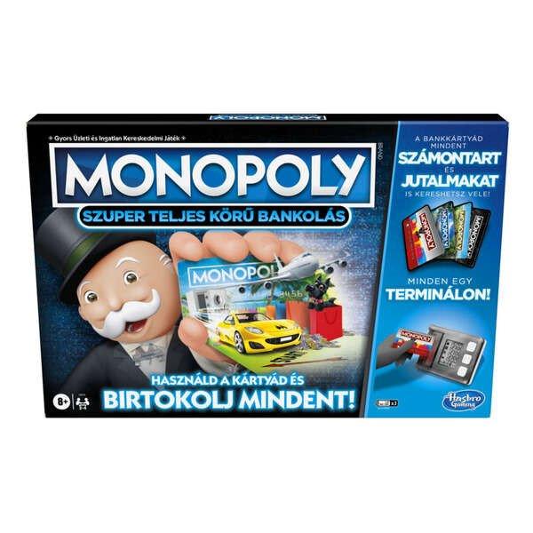 Hasbro Monopoly Társasjáték - Szuper teljes körű bankolás
