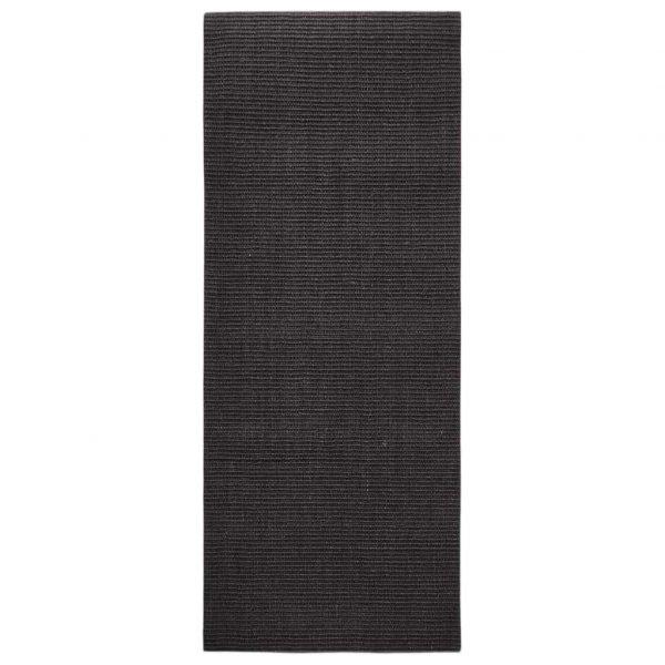 Fekete szizálszőnyeg kaparófához 80 x 200 cm