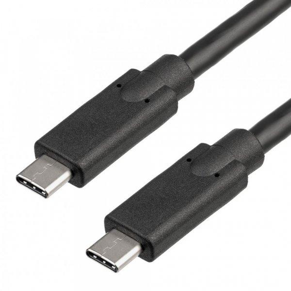 Akyga AK-USB-25 USB3.1 Type-C / Type-C cable 1m Black