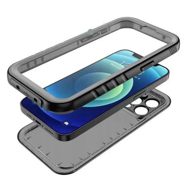 Tech-Protect Shellbox vízálló és ütésálló tok fekete MagSafe Apple
iPhone 14 Pro készülékhez