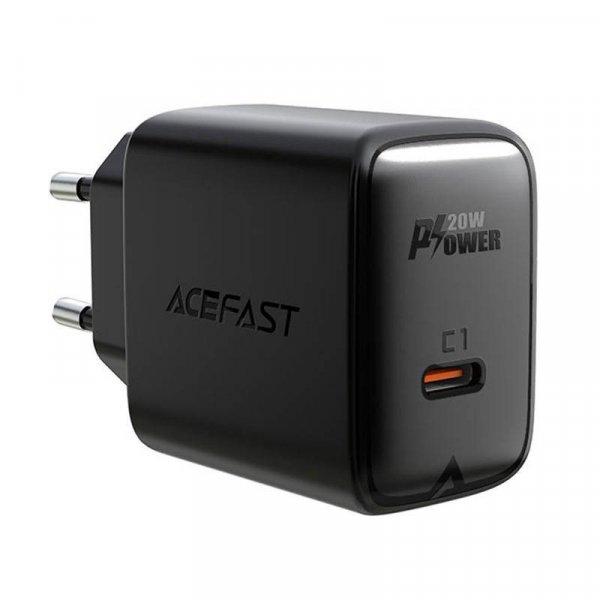 Acefast A1 PD20W USB-C táptöltő (fekete)