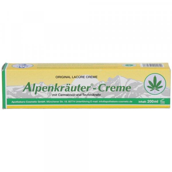 Alpenkrauter krém cannabis olajjal és ördögkarom kivonattal 200 ml