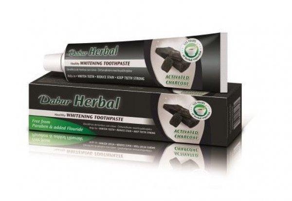 Dabur herbal fehérítő fogkrém aktív szénnel organikus összetevővel 100
ml