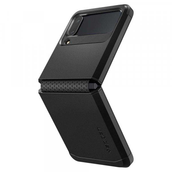 Samsung Galaxy Z Flip4 Spigen Tough Armor ütésálló tok, Fekete