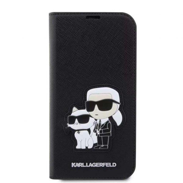 Karl Lagerfeld tok fekete Apple Iphone 13 Pro készülékhez KLBKP13LSANKCPK