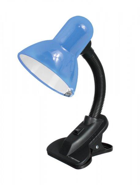 Asztali lámpa csiptetővel Esperanza - Kék