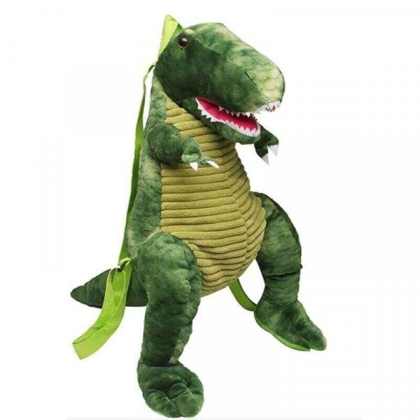 Dinoszaurusz plüss táska - Zöld