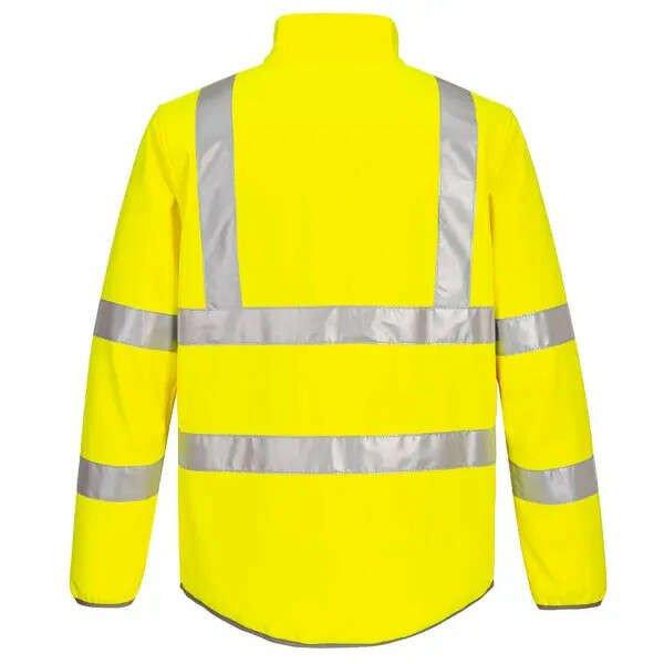 EC24 - ECO Hi-Vis környezettudatos munkavédelmi softshell kabát L
