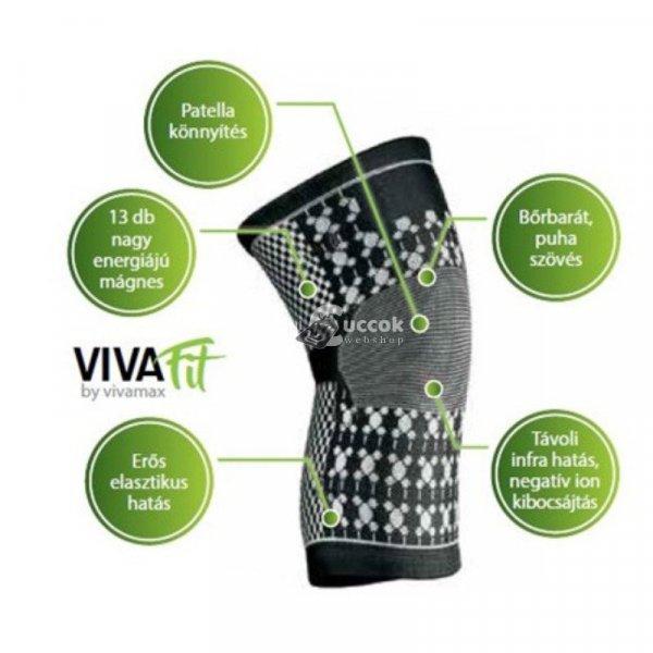 VivaFit mágneses térdszorító turmalinnal - XL