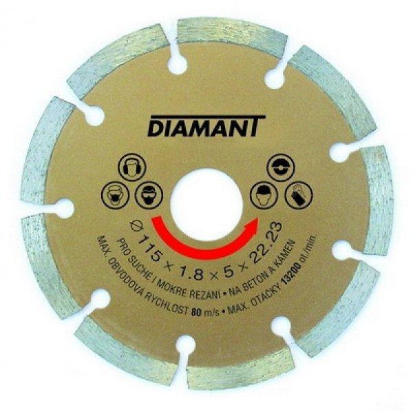 Gyémánt vágótárcsa szegmentált Diamant 150 / 22,2 mm