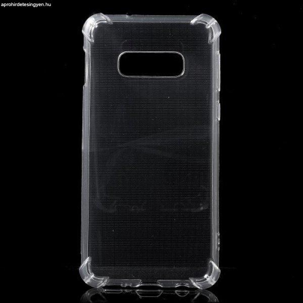 Samsung Galaxy S10e Ütésálló Szilikon Tok Shock TPU GEL Series Áttetsző