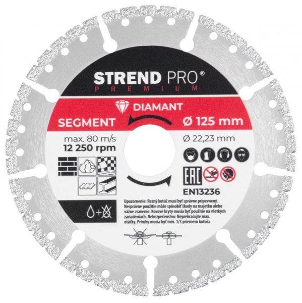 Gyémánt vágókorongStrend Pro Premium, 125 mm