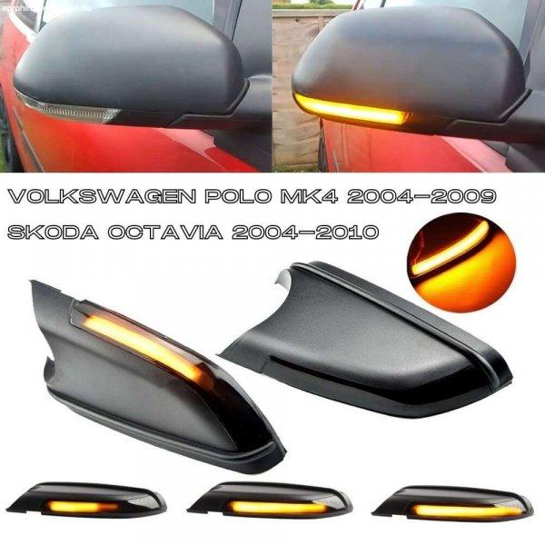 Skoda Octavia MK2 1Z VW Volkswagen Polo MK4 dinamikus LED - LEDES Tükör Index
futófényes tükörindex 1Z0949101C 1Z0949102C 6QD949101 6QD949102✔️
