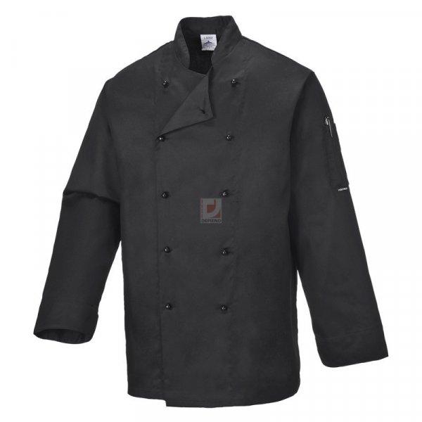 Portwest Somerset séf kabát (fekete XL)