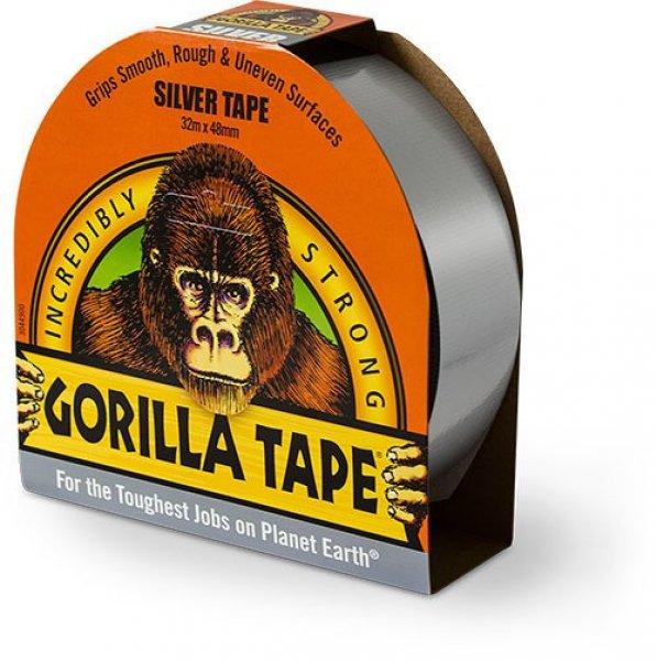 Gorilla Silver Tape 32m x 48mm ezüst ragasztószalag