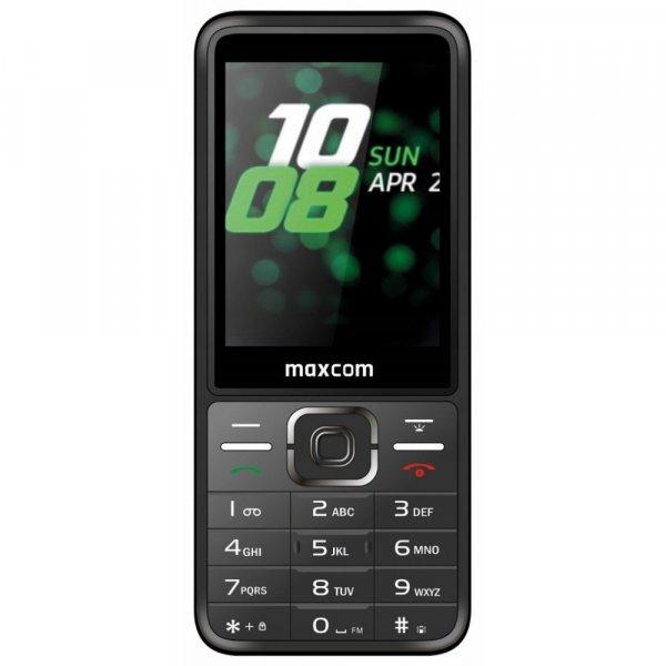 Maxcom MM244 fémházas mobiltelefon, dual sim-es kártyafüggetlen, fekete
(magyar nyelvű menüvel)