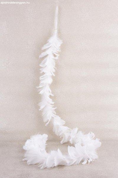 MagicHome karácsonyi füzér, pelyhes fehér, 3 x 150 cm
