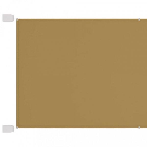 Bézs oxford-szövet függőleges napellenző 180 x 1000 cm