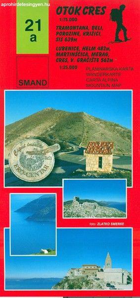 21a - Cres sziget turistatérkép - Smand