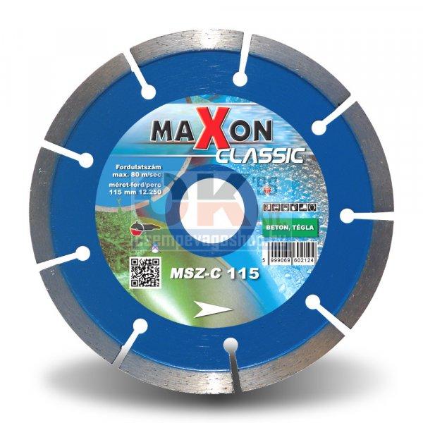 Diatech gyémánttárcsa MAXON CLASSIC szegmenses 115x22,2 mm (msz115c)