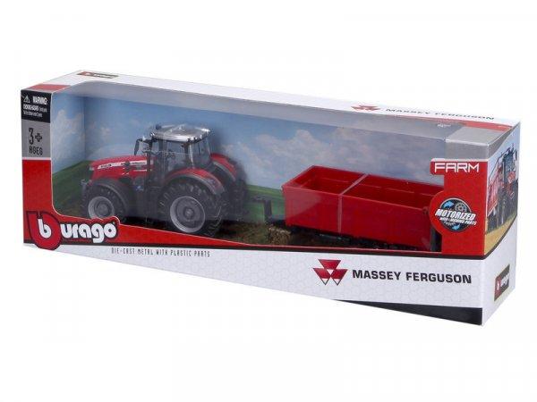 Bburago - Massey Fergusson 8740S utánfutóval 18-3