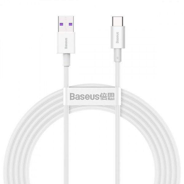 USB-USB-C Baseus Superior sorozatú kábel, 66 W, 2 m (fehér)