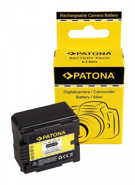 Panasonic kamera akku Panasonic VW-VBG130, utángyártott(Patona)7,2V 1200mAh