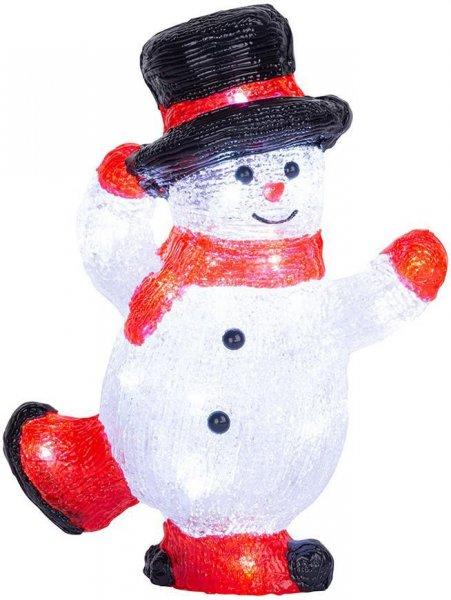 MagicHome karácsonyi dekoráció, Hóember, 30 LED hideg fehér, akril, IP 44,
kültér 22 x 14 x 30 cm