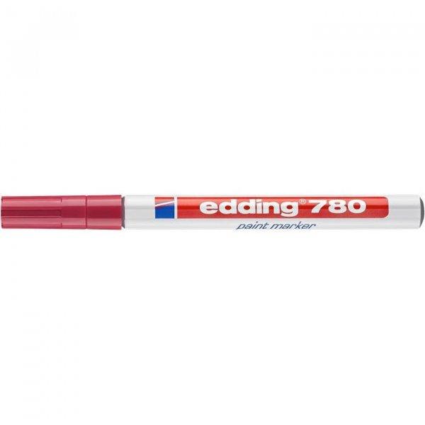 Lakkmarker, 0,8 mm, EDDING "780", piros