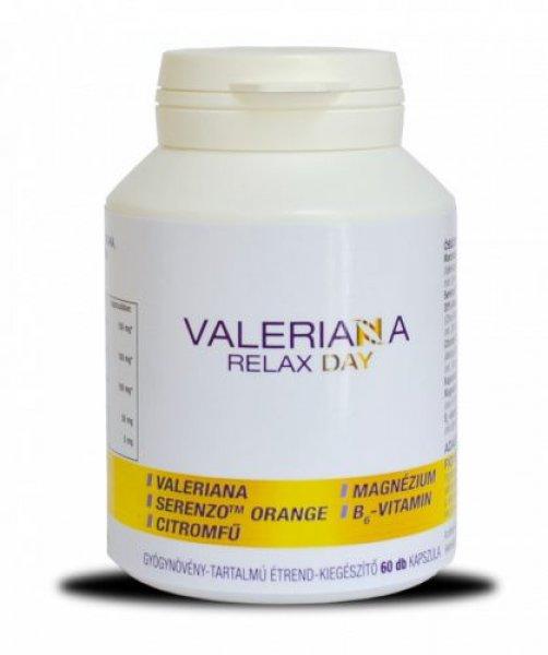 Valeriana relax day gyógynövénytartalmú kapszula 60 db