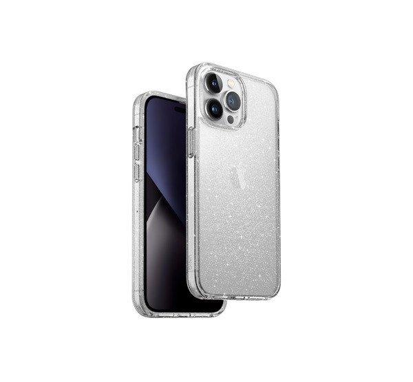 Uniq Lifepro Xtreme Tinsel Apple iPhone 14 Pro Max, csillámos szilikon tok,
átlátszó