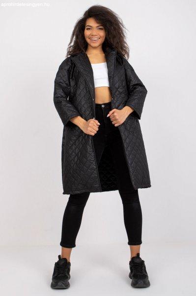 Vékony steppelt kabát Sofia fekete