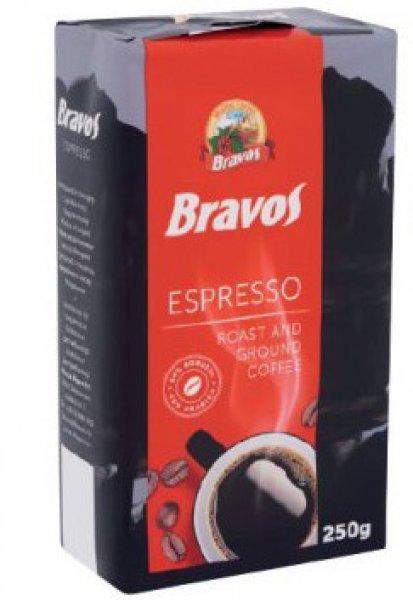 Bravos Espresso őrölt vak. kávé 250g /12/