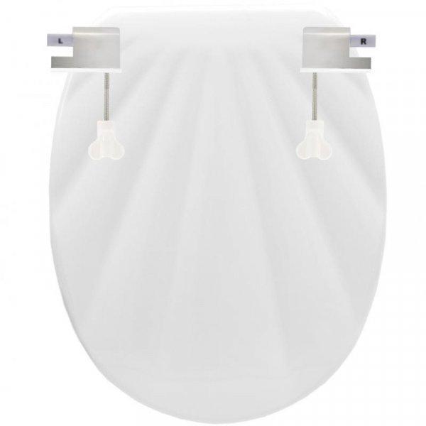  Shell Fehér Színű WC Tető Lassú Zárófedeles Soft Close Toalett - Fehér
Színű Műanyag Wc Deszka Lecsapódásgátló Fémzsanérral - Wc Ülőke P-07D
- 