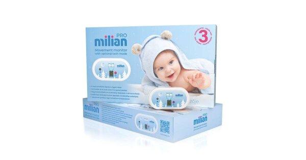 Milian Baby Pro Plus légzésfigyelő 3 érzékelőlappal