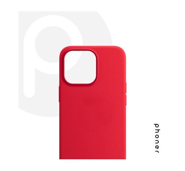 Phoner Apple iPhone 14 Pro szilikon tok, piros