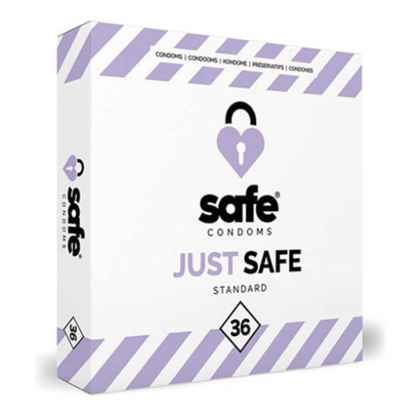 SAFE Just Safe - standard, vaníliás óvszer (36 db)